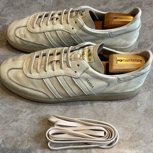Adidas Samba Premium Men's Sneakers in Cream
